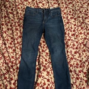 high rise skinny jeans